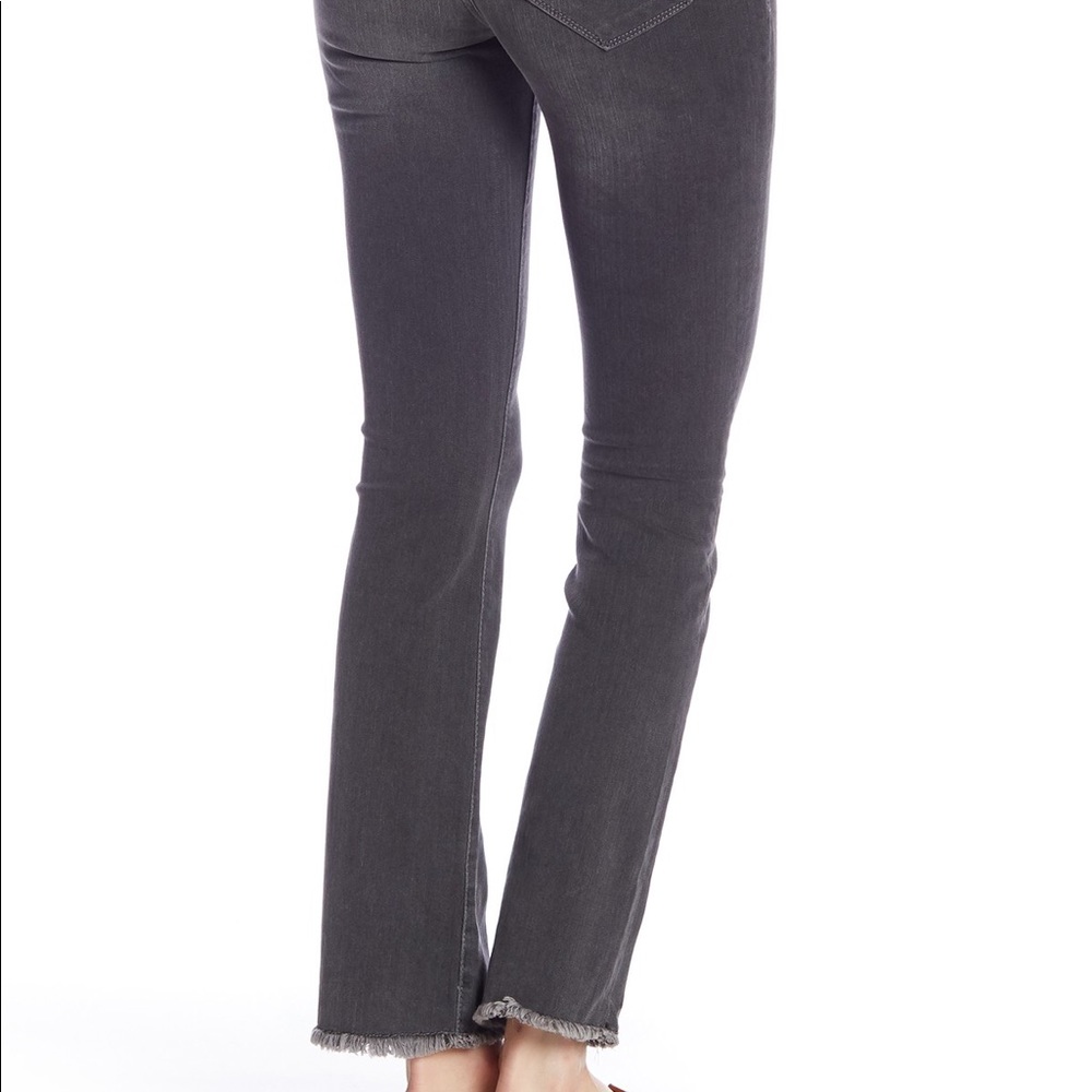 NWT Free People Straight Raw Hem Cropped Jeans